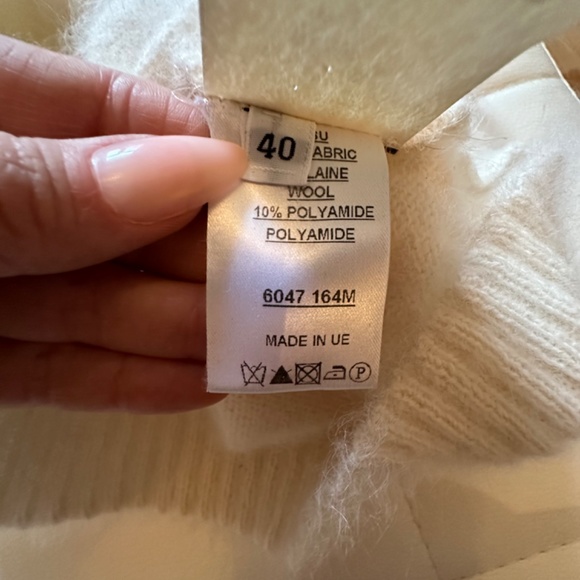 Alexander Wang Shearling Jean Coat Pink Size XS - Picture 6 of 12